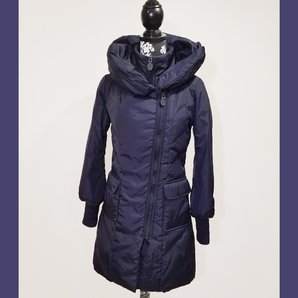 Tahari Winter Coat - Navy Blue